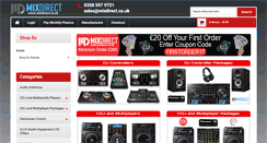 Desktop Screenshot of mixdirect.co.uk